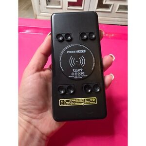 Tzumi PocketJuice 10000mAh Wireless Power Bank Dual USB Portable Charger 7209‎